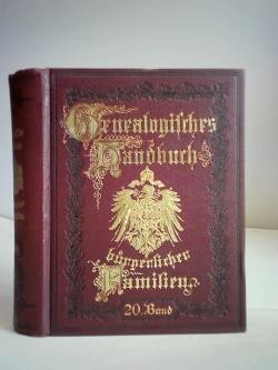 Deutsches geschlechterbuch - deutsches,