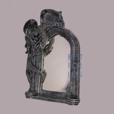 Drachen Spiegel Wandspiegel Dämon Teufel Fantasy Gothic Figur Drachen Kirchen