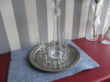 "Hammerteil"  Likörset Likörservice Karaffe mit Stöpsel + 5 Gläsern Vintage