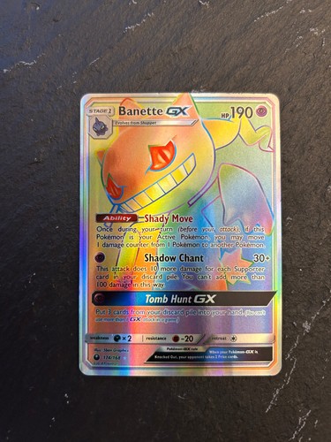 Banette rainbow secret - gx, rare