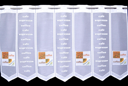 Kaffee küchengardine - kaffee,