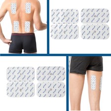 8 Elektroden Pads Sanitas Beurer Druckknopf kompatibel für EMS TENS Gerät 10x5cm