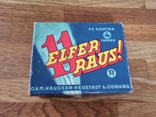 11er Elfer Raus Kartenspiel Vintage