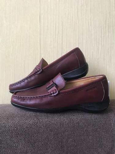 Women mephisto heels - heels, burgundy