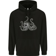 An Octopus Scuba Diver Deep Sea Tauchen Herren 80% Baumwolle Kapuzen