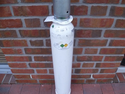 Sauerstoffflasche med 10 l - med.,