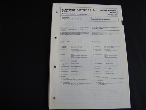 Original service manual - original,