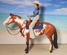 Western Reiterin Pleasure Puppe für Traditional Resin Breyer Stone Modellpferde