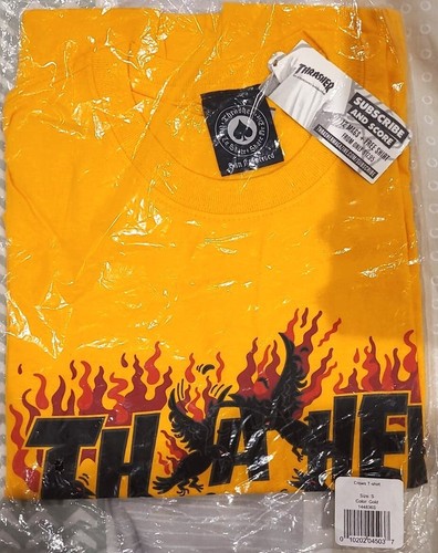 Thrasher shirt crows gold - thrasher,