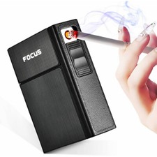 2-in-1 Alu USB Zigarettenetui