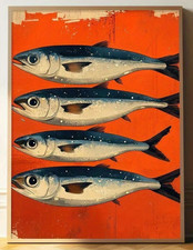 Sardines, 60 x 40cm