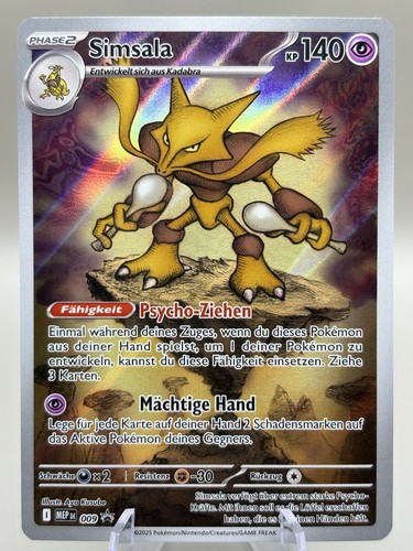 Pokemon mep 009 simsala - simsala, black