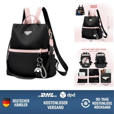 Damen Rucksack Klein  Diebstahlsicher City Reiserucksack Alltag Schultertasche