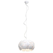 Brilliant Pendelleuchte Deckenlampe Status Weiß rund Ø41cm Design max 5x 28W E27