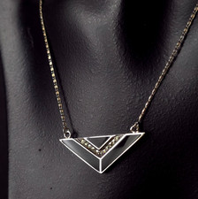 Kette silber 925 onyx schwarz - kette,
