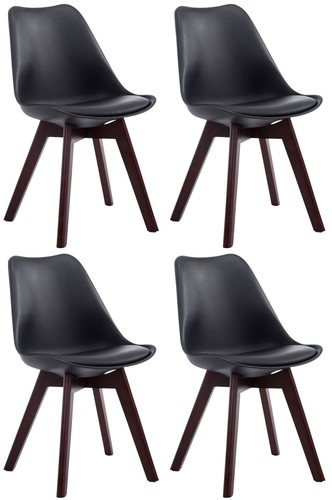 4er set besucherstühle - set, borneo