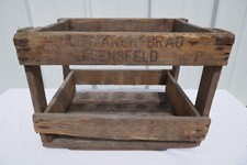 Alte bierkiste holz schwanen - holz,