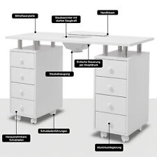 Maniküretisch Nageltisch Studiotisch mitAbsaugung Schubladen Nagelrekonstruktion