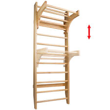 Sprossenwand Kletterwand Indoor Turnwand Klettergerüst Turngeräte Holz Kinder