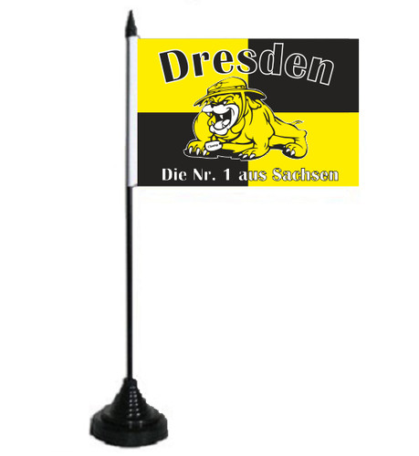 Tischflagge dresden die nummer - tischflagge,