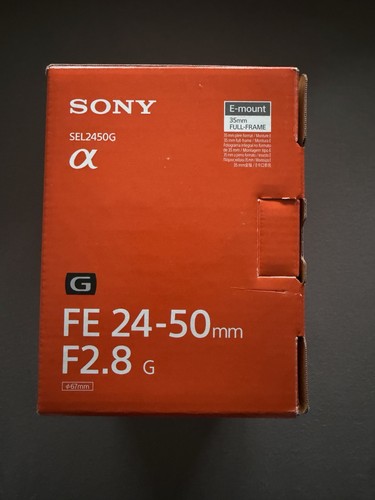 Sony 50mm 2 8 - 24-50mm, f/2.8