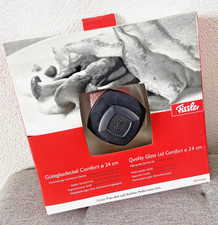 FISSLER Güteglasdeckel Comfort für Pfannen und Töpfe * 24 cm * NEU+OVP