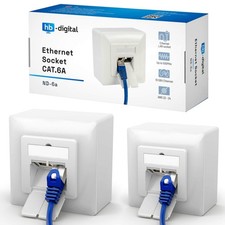 2x NetzwerkDose Cat 6a