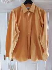 Herrenhemd langarm ocker - herrenhemd,