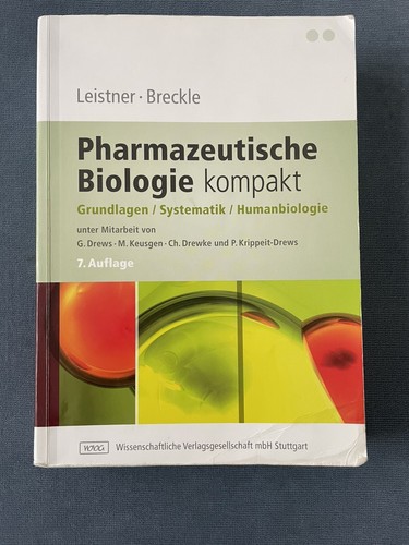 Pharmazeutische biologie - pharmazeutische,