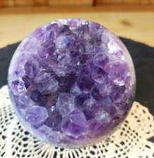 Amethyst Heilstein Kristalle Kugel 560gramm ca. 8cm