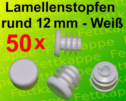 Lamellenstopfen weiss ø - 50,