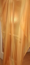 Gardinen Vorhang Vorhänge Transparent Orange Gelb Organza 138 x 225 cm 1 Stück 
