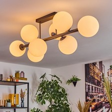 8-flammige Retro Deckenlampe