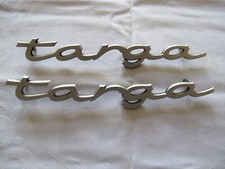 Porsche 911 Schriftzug Emblem Targa Bügel 2 Stück gebraucht Originalteile
