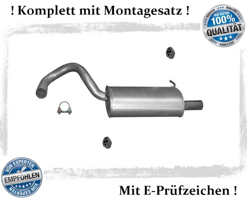 Endschalldämpfer für