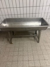 Mengmulde Edelstahl, fahrbar