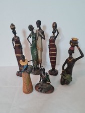 6 Tolle afrikanische Figuren Liebespaar u. andere