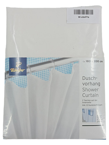 Tchibo duschvorhang weiß - duschvorhang,
