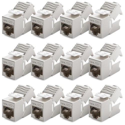 12x cat6a mini - keystone, jack