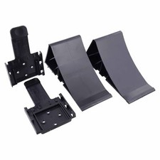 2x Tripus Anhänger Keile Unterlegkeile Bremskeile Hemmschuhe Schwarz Auto Keil