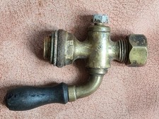 1x org. Benzinhahn mit Verschraubung f. vermutlich NSU DKW Zündapp o. Steppke