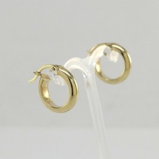 Kleine Creolen 585/- 14k Gelbgold Ø ca. 1,4 cm  -1330