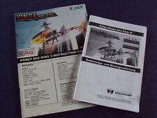Original Bedienungsanleitungen E-Sky Honeybee King 3 ,  deutsch/englisch