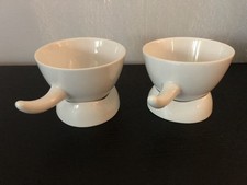 Isamu Noguchi Vitra Tasse und Untertasse 2er Set Weiß Selten Sammler Design