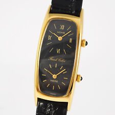 FRANK CALVE - NOS Vintage Designer GMT Armbanduhr mit 2 Zeitzonen - 1970er Jahre