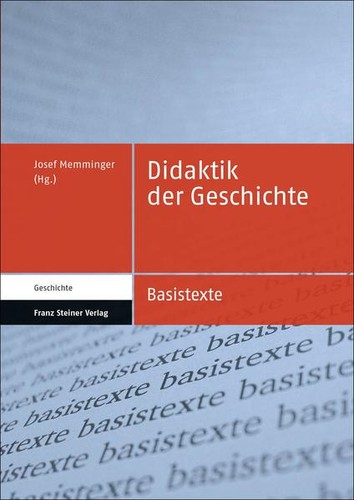 Didaktik der geschichte 2020 - didaktik, |