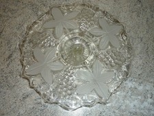 Tortenplatte Tortenständer rund mit Fuß  Glas ca. 30 cm / Höhe ca. 11 cm