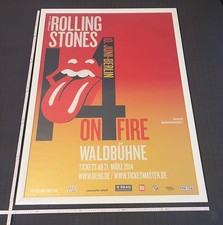 ORIGINAL TOUR POSTER GERMANY BERLIN ROLLING STONES 2014