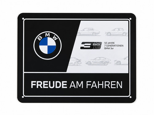 Original bmw blechschild - original,
