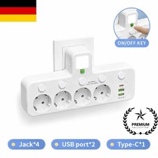 4-Way EU Socket Multi-Socket